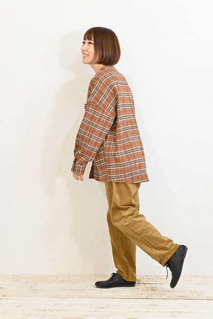 ≪SALE≫★Not Public for Autumn/Winter Sale Items★Warm Fleece Check Shirt