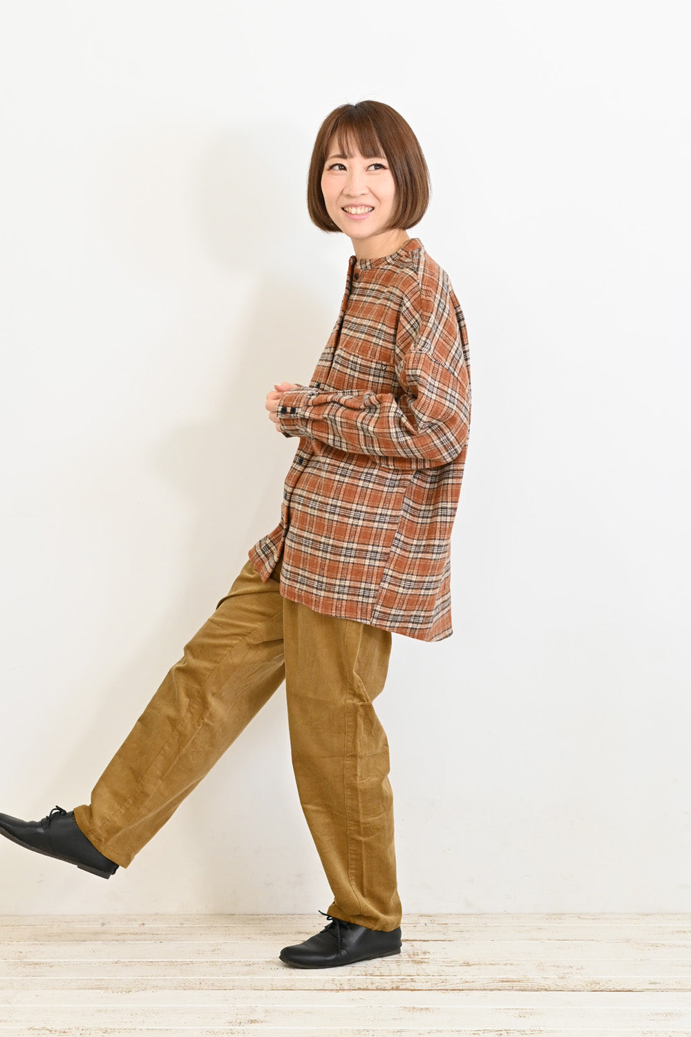 ≪SALE≫★Not Public for Autumn/Winter Sale Items★Warm Fleece Check Shirt