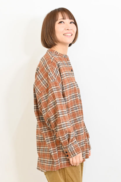 ≪SALE≫★Not Public for Autumn/Winter Sale Items★Warm Fleece Check Shirt