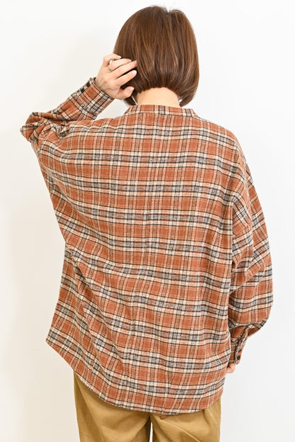 ≪SALE≫★Not Public for Autumn/Winter Sale Items★Warm Fleece Check Shirt