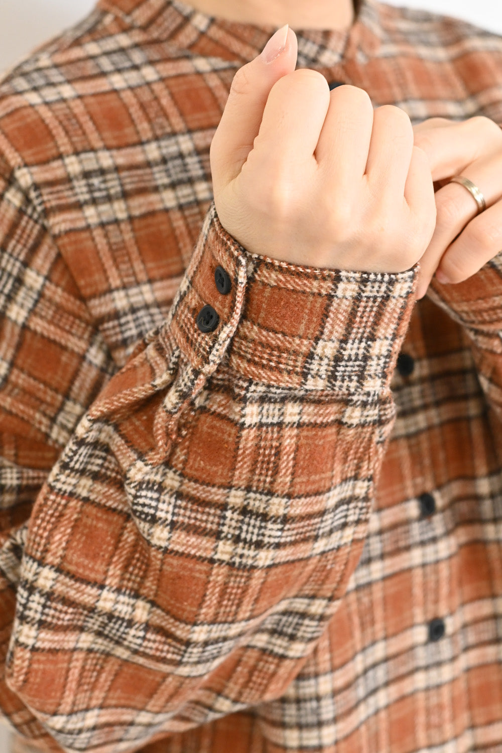 ≪SALE≫★Not Public for Autumn/Winter Sale Items★Warm Fleece Check Shirt