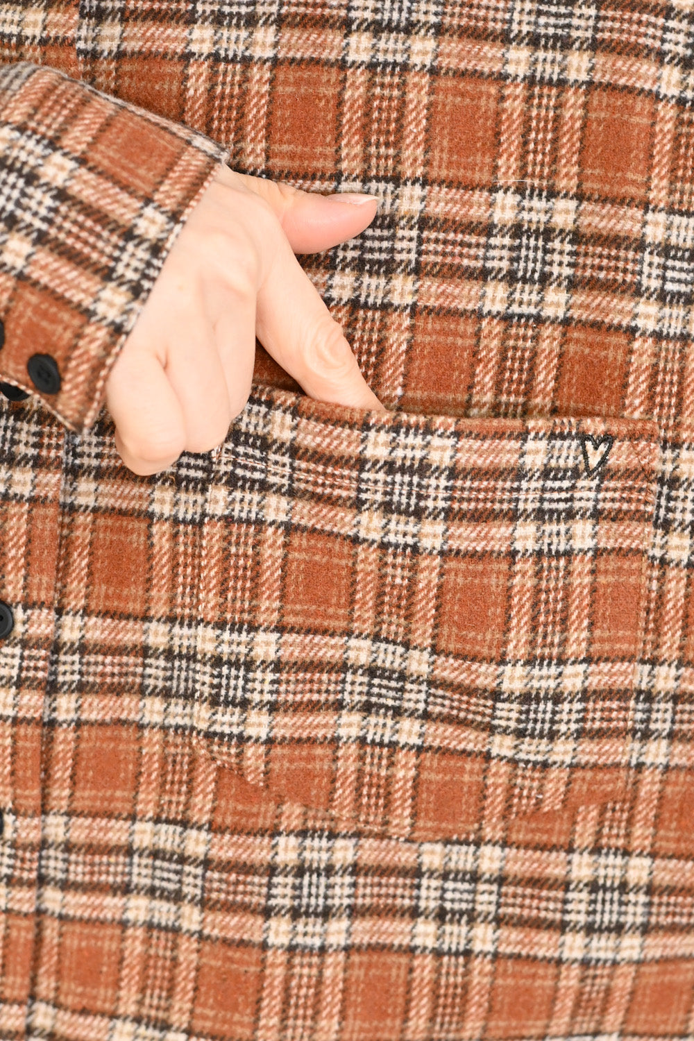 ≪SALE≫★Not Public for Autumn/Winter Sale Items★Warm Fleece Check Shirt
