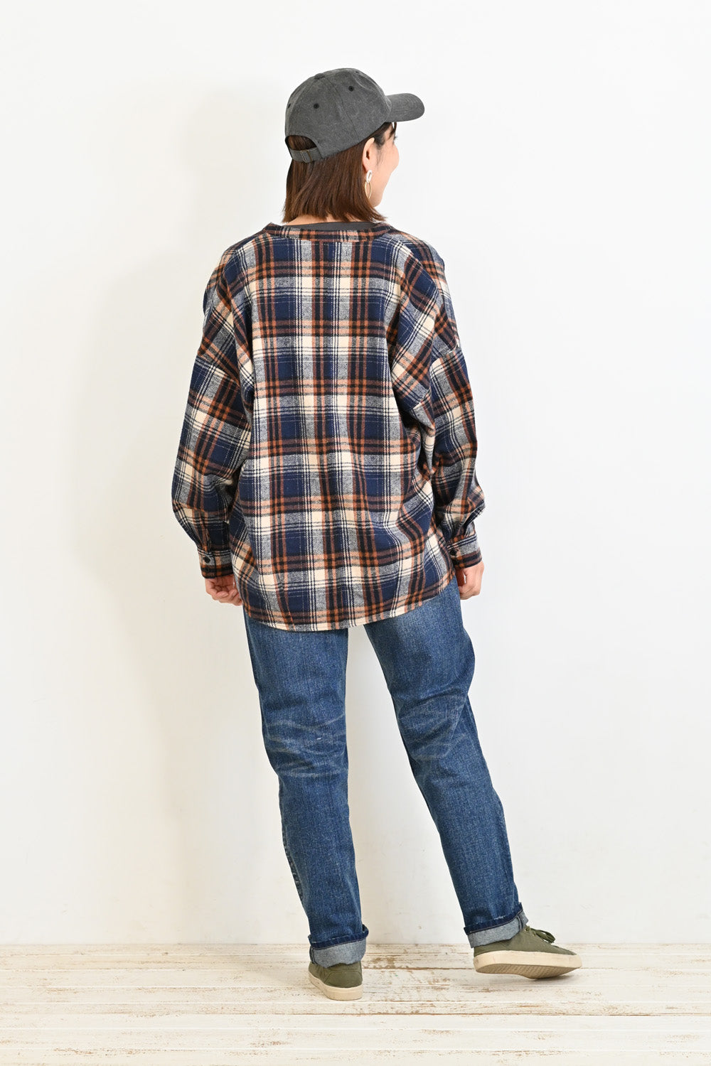 ≪SALE≫★Not Public for Autumn/Winter Sale Items★Warm Fleece Check Shirt