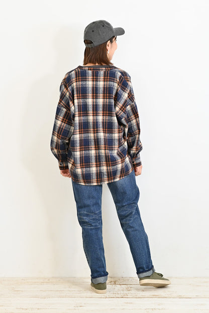 ≪SALE≫★Not Public for Autumn/Winter Sale Items★Warm Fleece Check Shirt