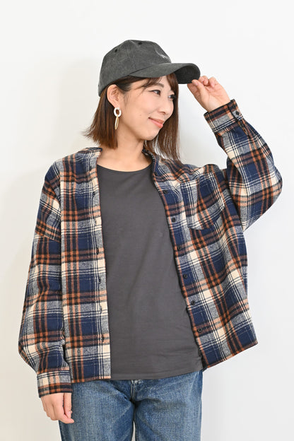 ≪SALE≫★Not Public for Autumn/Winter Sale Items★Warm Fleece Check Shirt