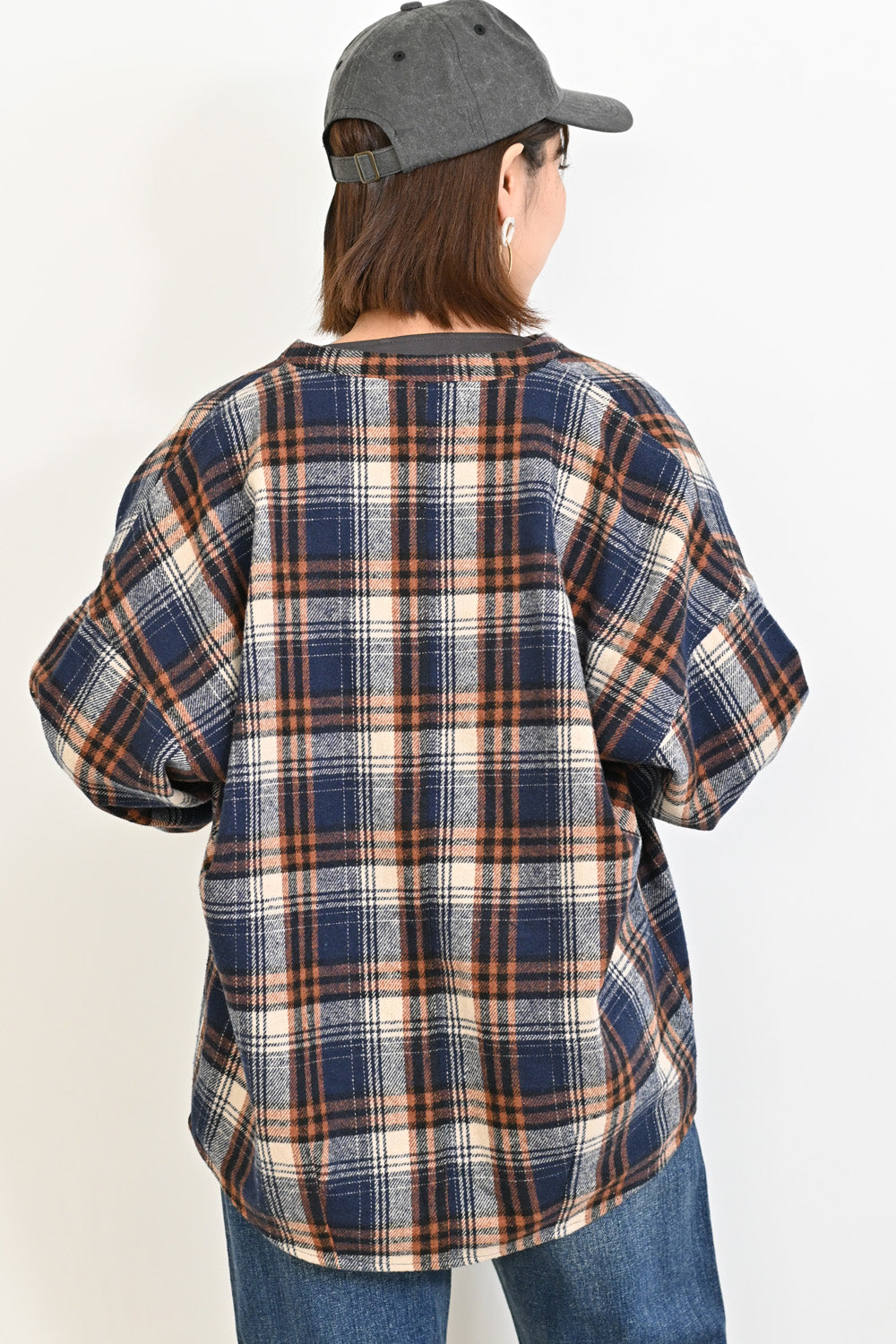 ≪SALE≫★Not Public for Autumn/Winter Sale Items★Warm Fleece Check Shirt
