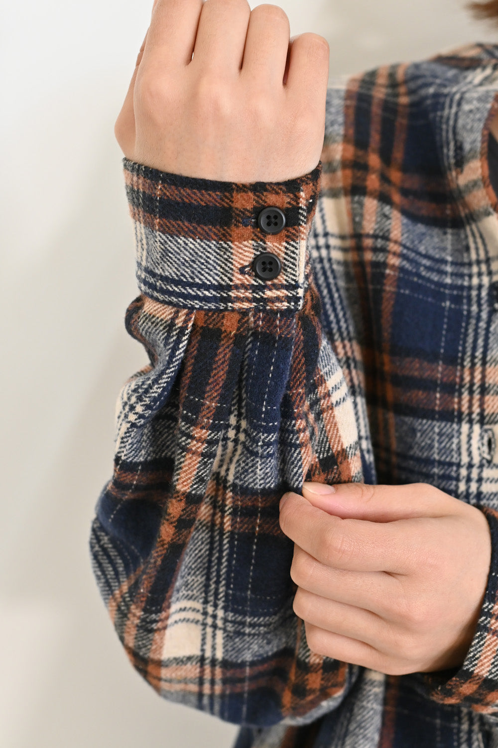 ≪SALE≫★Not Public for Autumn/Winter Sale Items★Warm Fleece Check Shirt