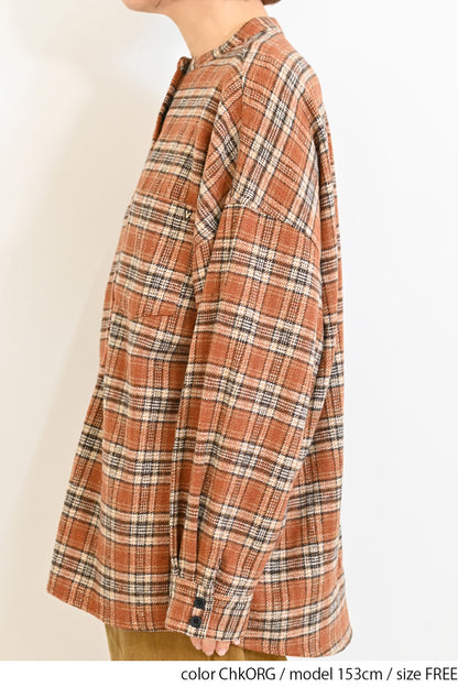 ≪SALE≫★Not Public for Autumn/Winter Sale Items★Warm Fleece Check Shirt