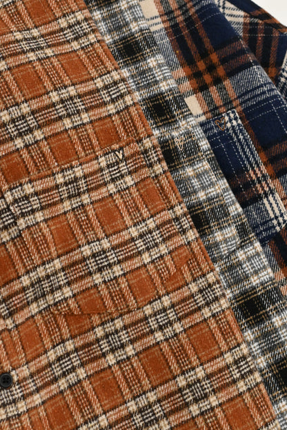 ≪SALE≫★Not Public for Autumn/Winter Sale Items★Warm Fleece Check Shirt