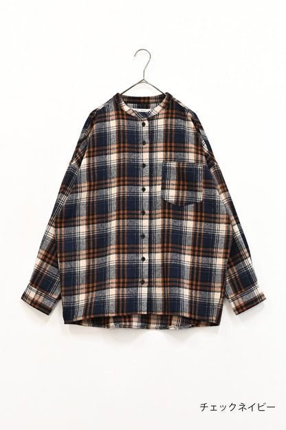 ≪SALE≫★Not Public for Autumn/Winter Sale Items★Warm Fleece Check Shirt