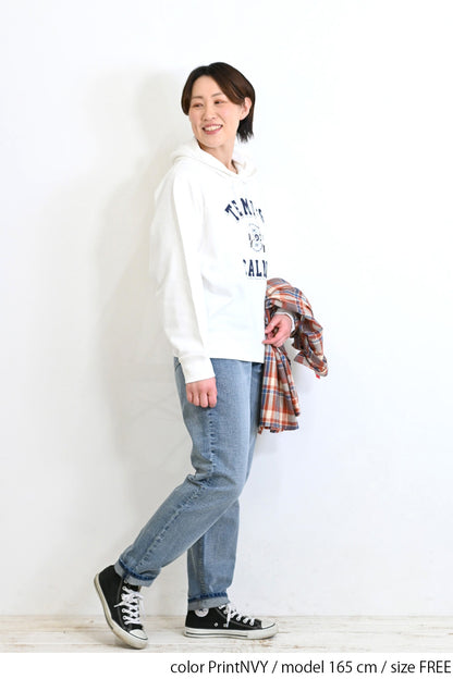 ≪SALE≫ Printed Raglan Loose Hoodie