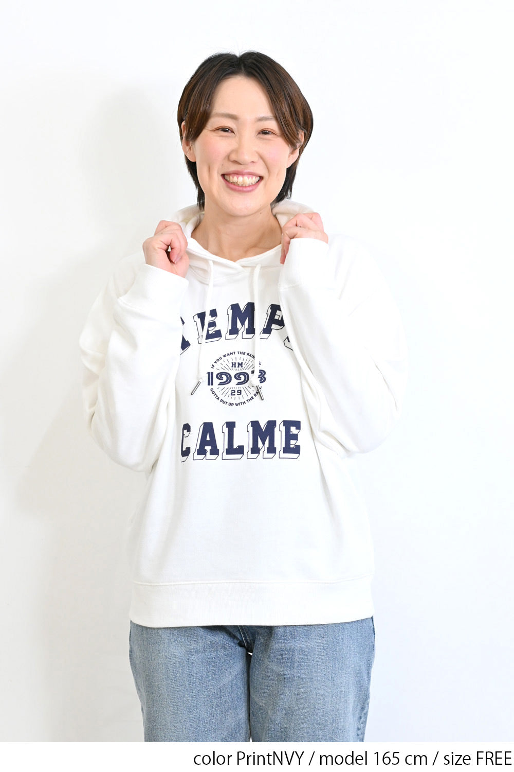 ≪SALE≫ Printed Raglan Loose Hoodie