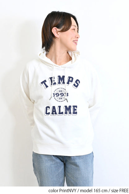 ≪SALE≫ Printed Raglan Loose Hoodie