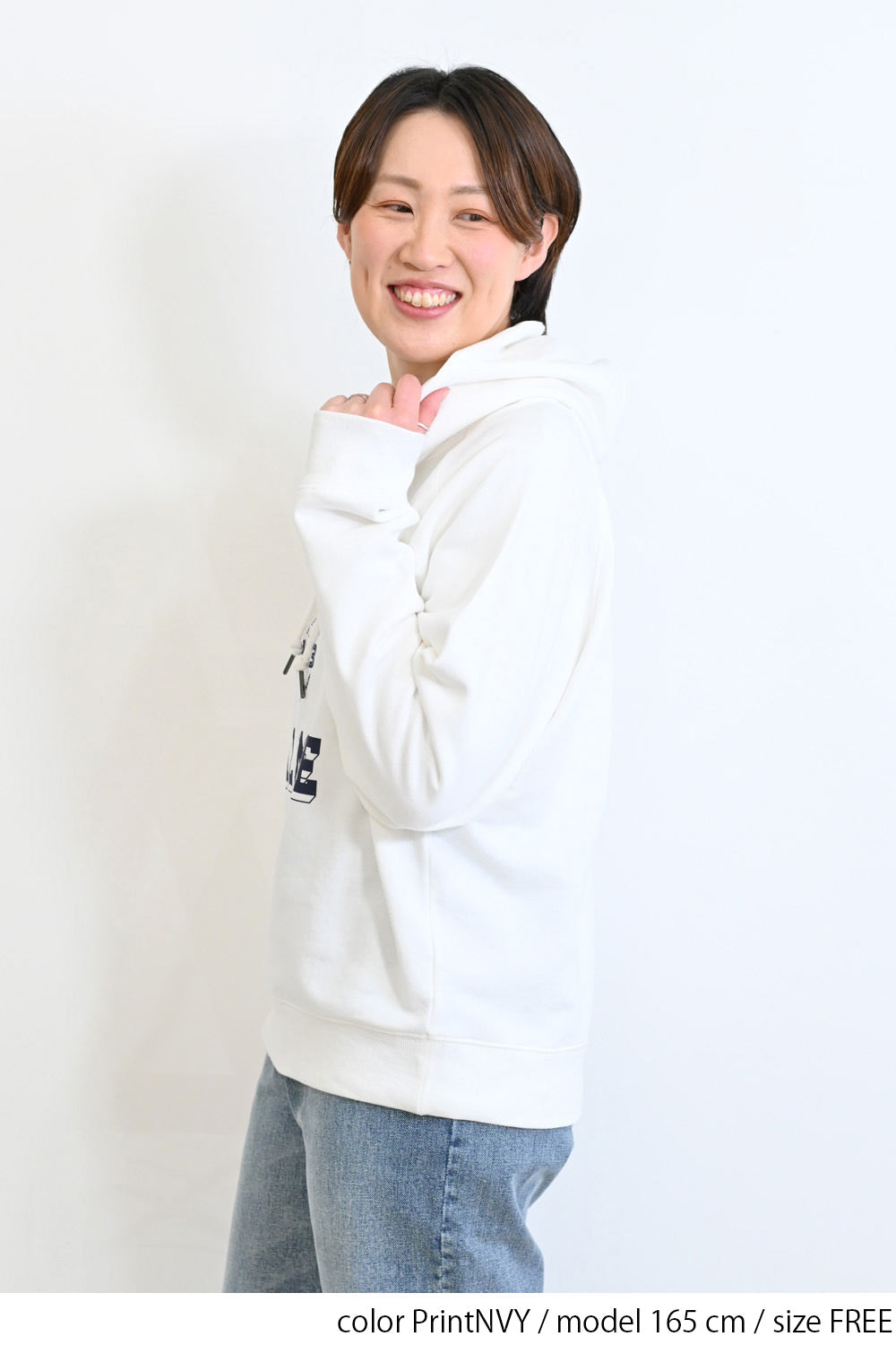 ≪SALE≫ Printed Raglan Loose Hoodie
