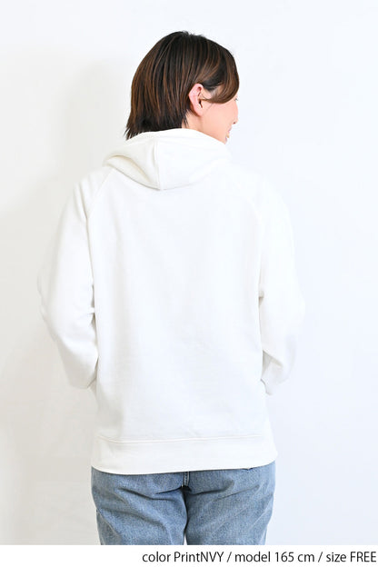 ≪SALE≫ Printed Raglan Loose Hoodie
