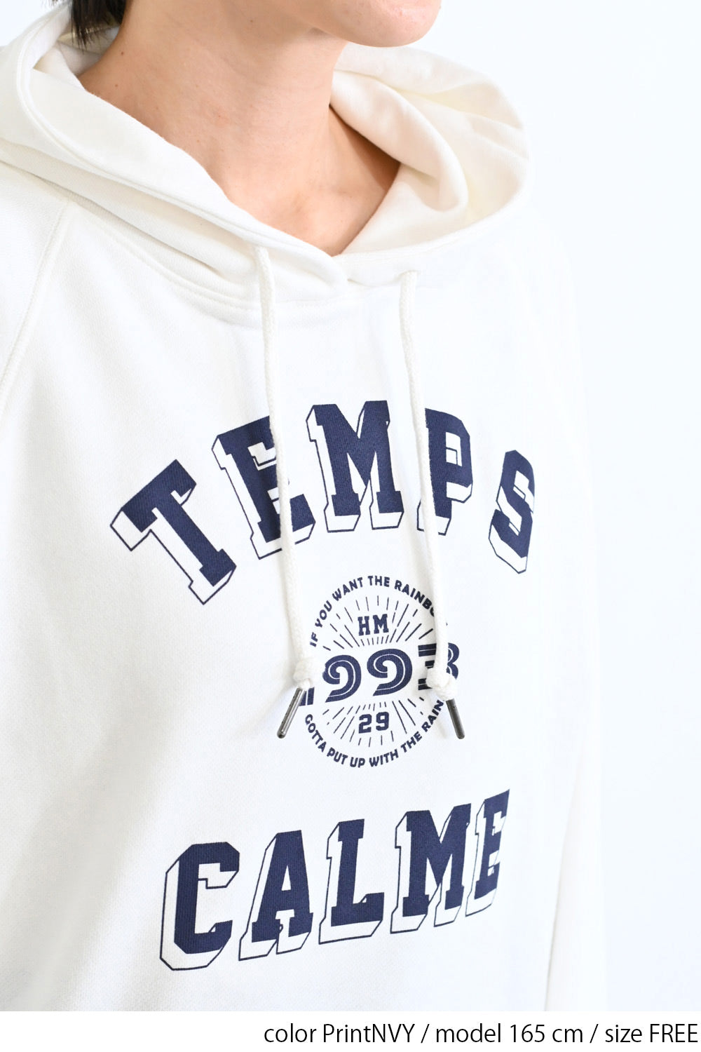 ≪SALE≫ Printed Raglan Loose Hoodie