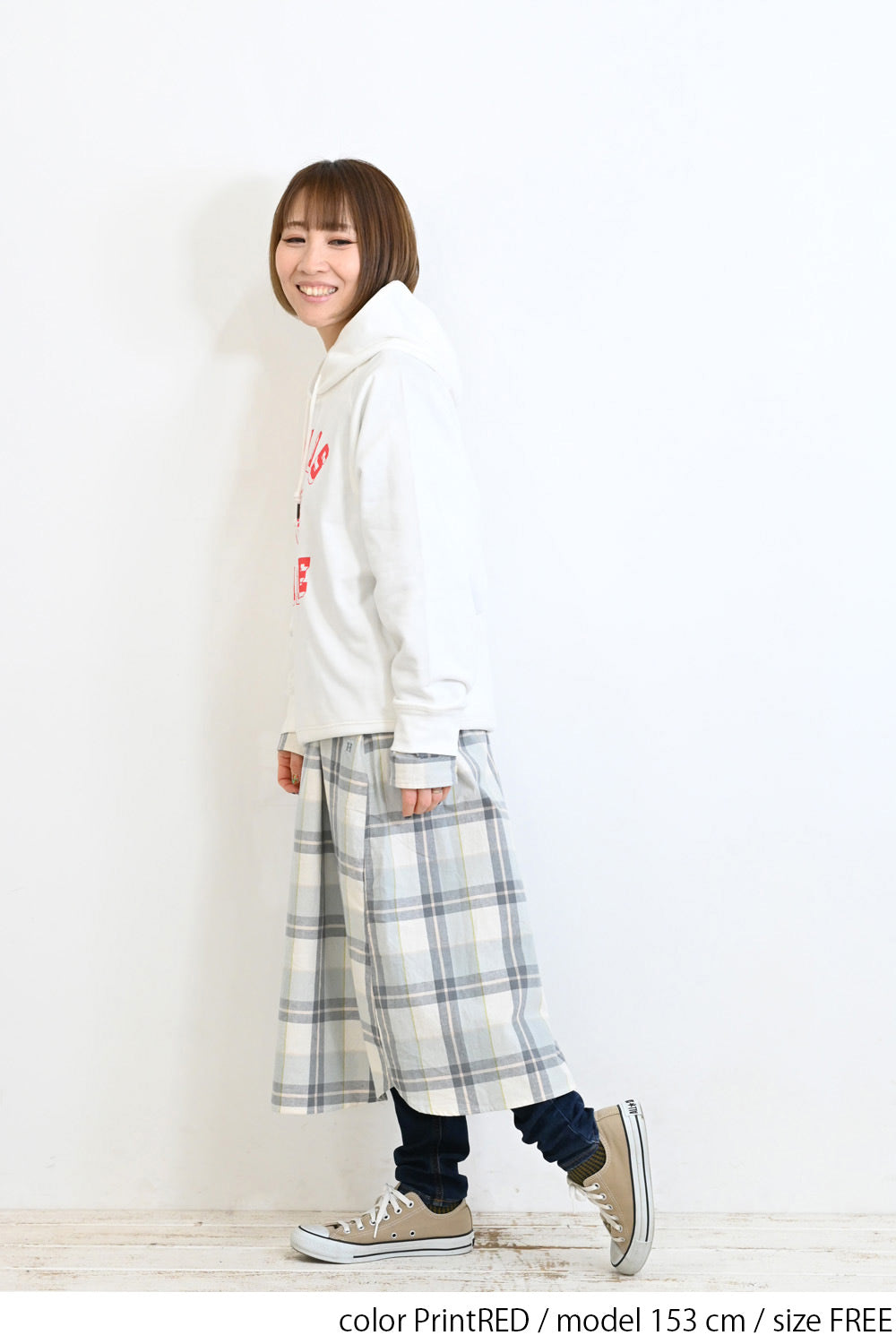 ≪SALE≫ Printed Raglan Loose Hoodie