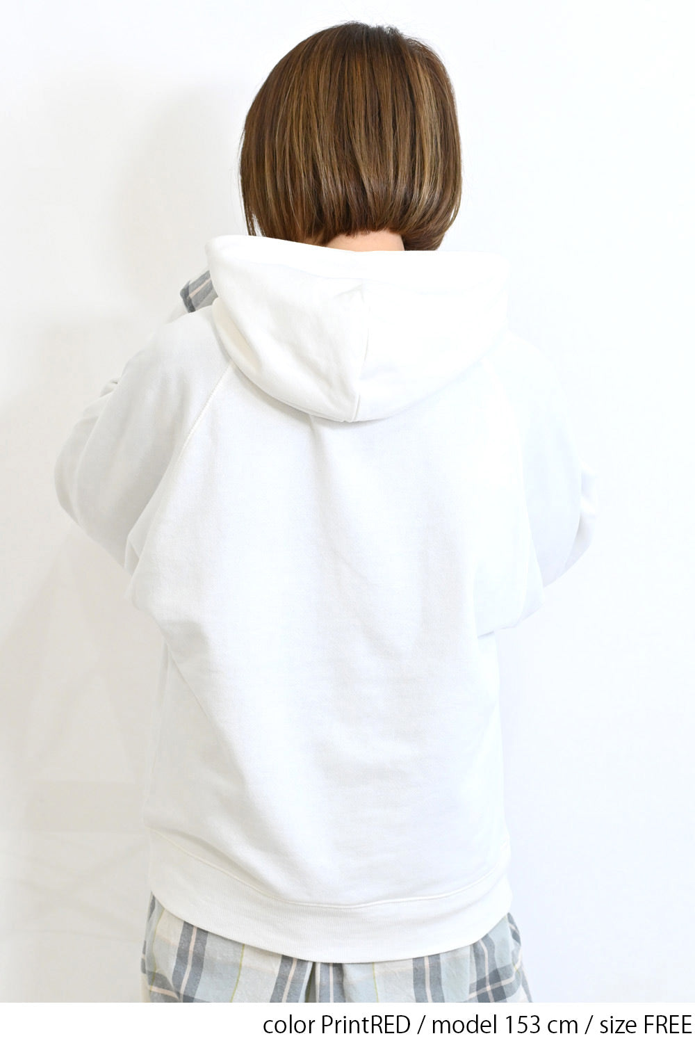 ≪SALE≫ Printed Raglan Loose Hoodie