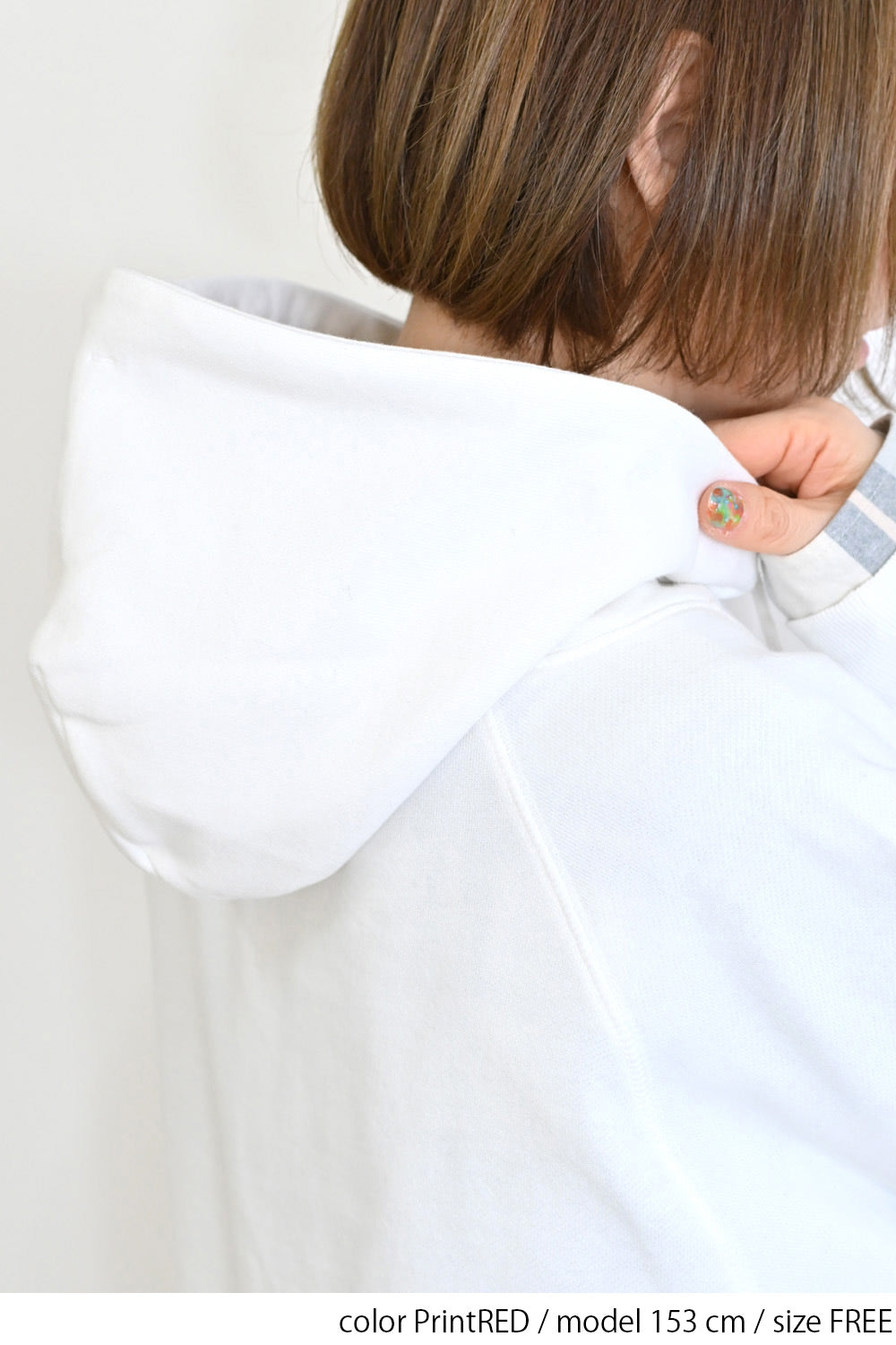 ≪SALE≫ Printed Raglan Loose Hoodie