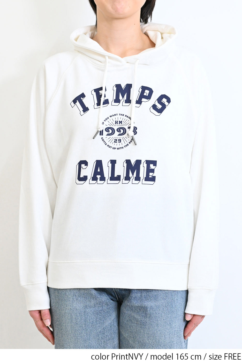 ≪SALE≫ Printed Raglan Loose Hoodie