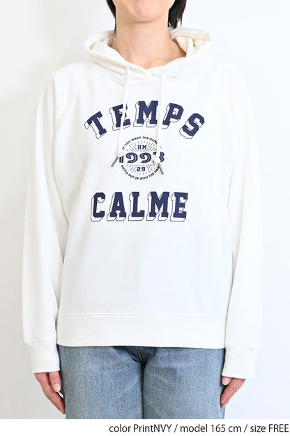 ≪SALE≫ Printed Raglan Loose Hoodie