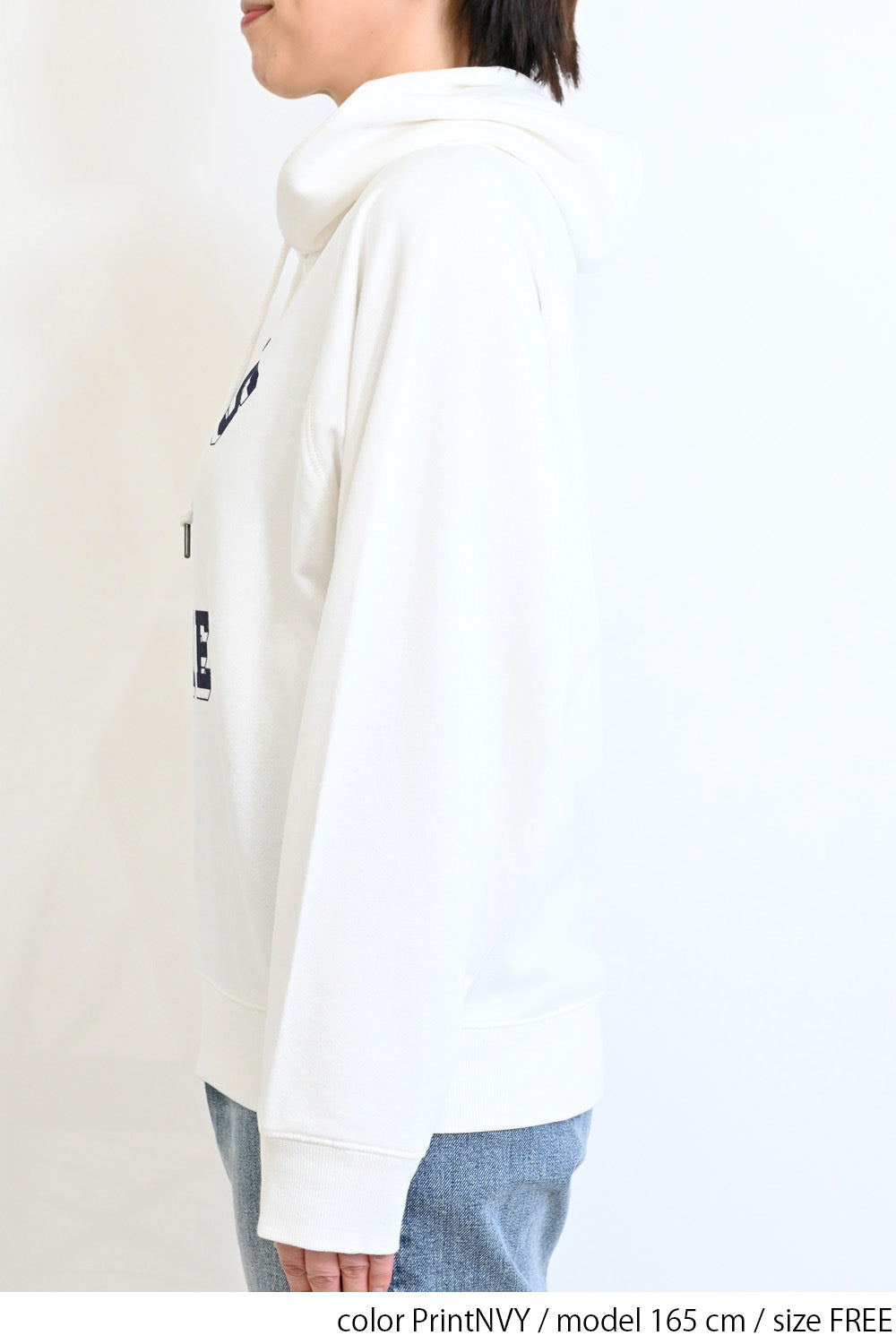 ≪SALE≫ Printed Raglan Loose Hoodie