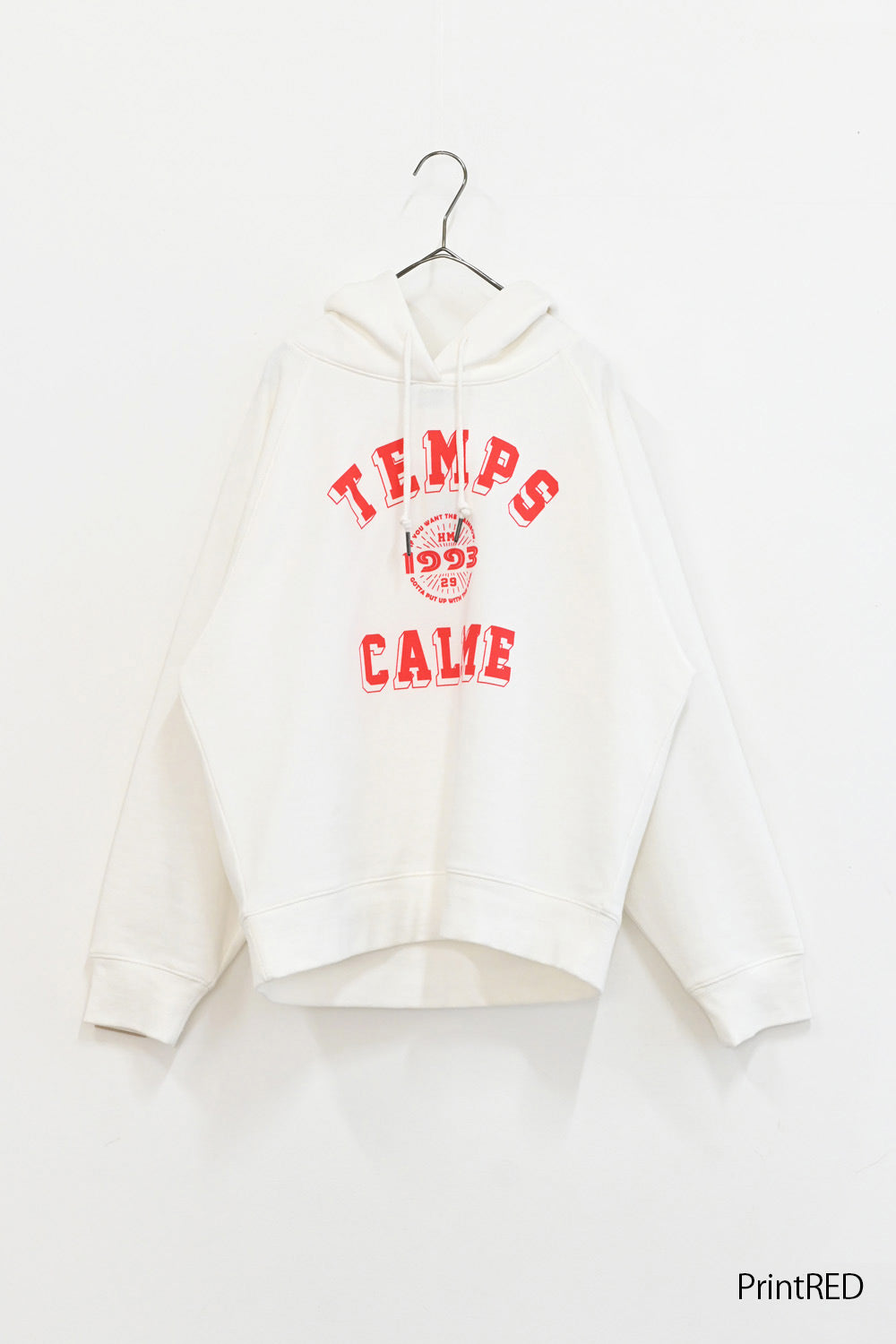 ≪SALE≫ Printed Raglan Loose Hoodie