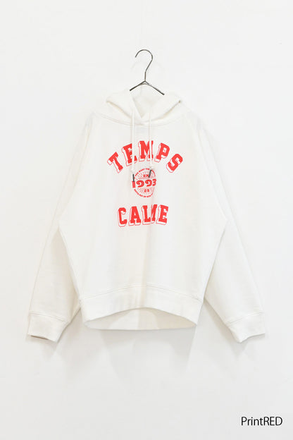 ≪SALE≫ Printed Raglan Loose Hoodie