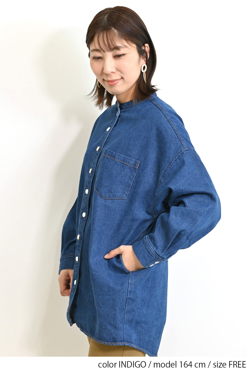 しっかりデニムBigシャツ