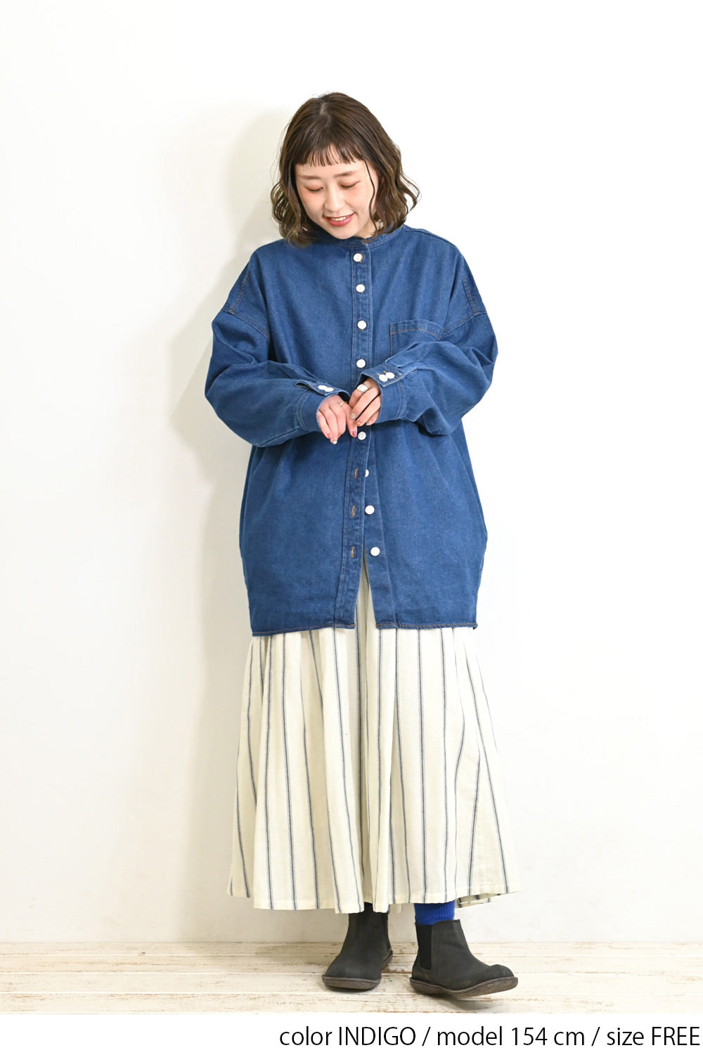 しっかりデニムBigシャツ