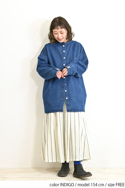 しっかりデニムBigシャツ
