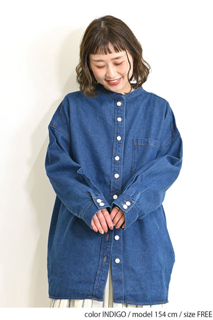 しっかりデニムBigシャツ