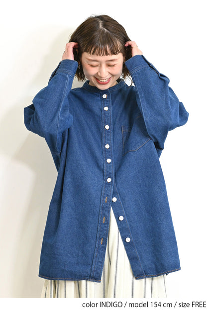 しっかりデニムBigシャツ