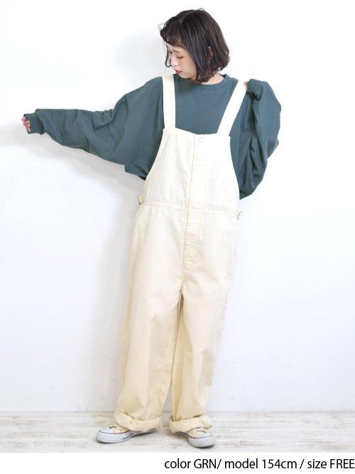 リップル長袖ドルマンプルオーバー