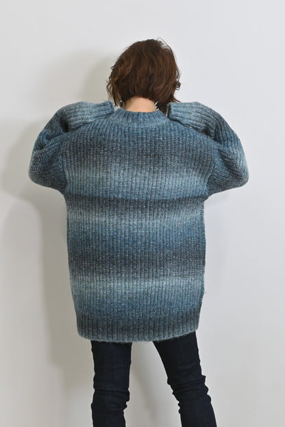 ≪SALE≫MIX Knit High Neck Tunic