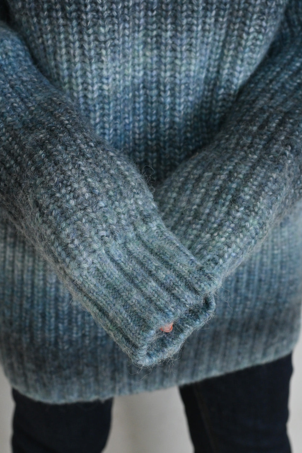 ≪SALE≫MIX Knit High Neck Tunic