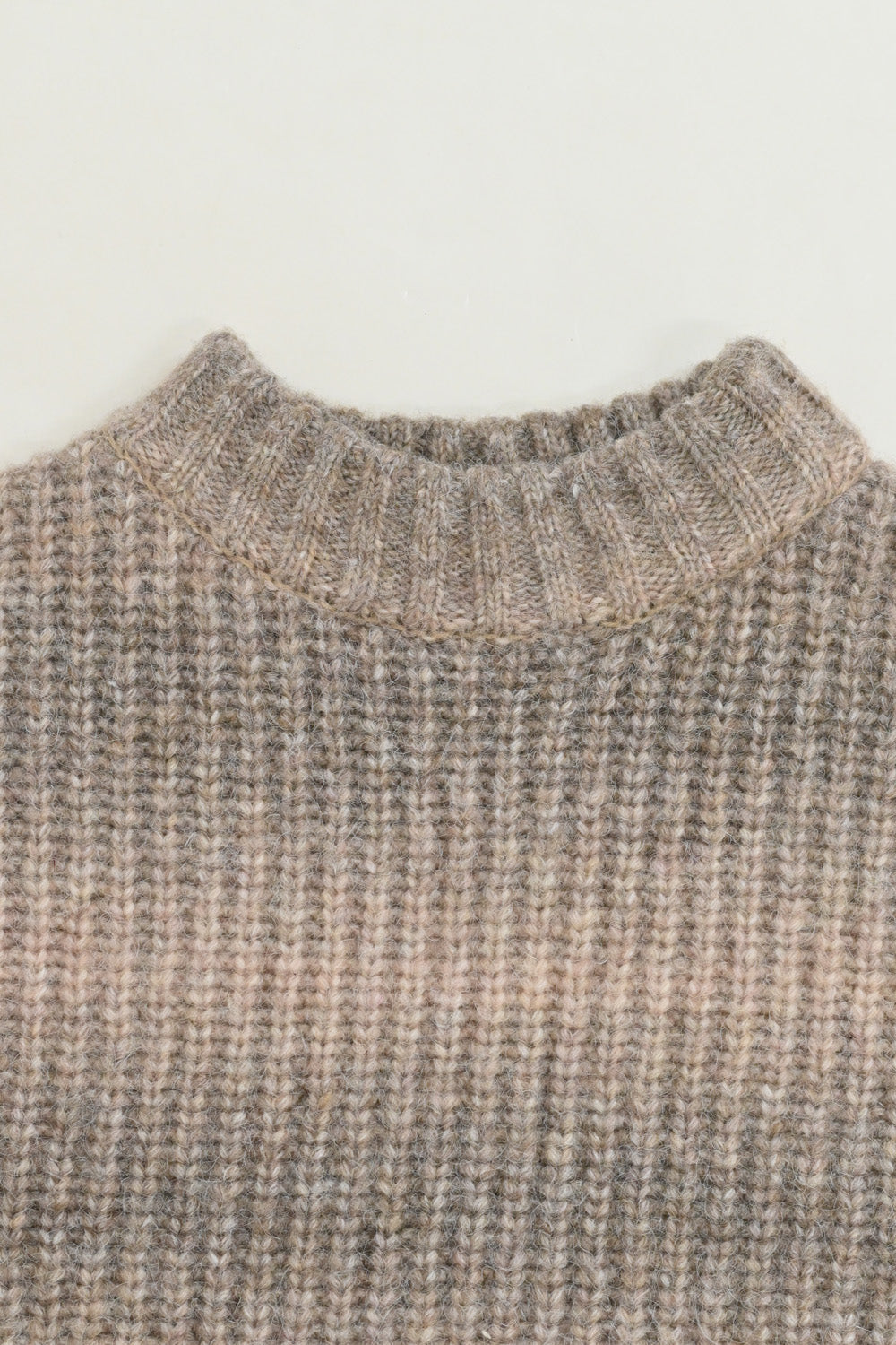 ≪SALE≫MIX Knit High Neck Tunic
