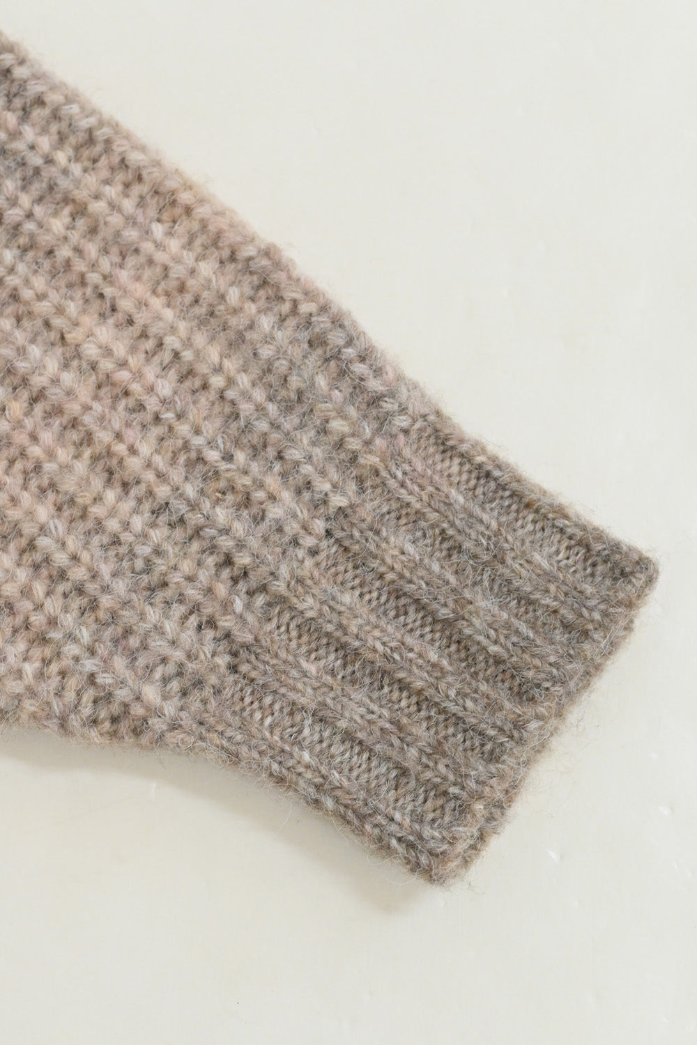 ≪SALE≫MIX Knit High Neck Tunic