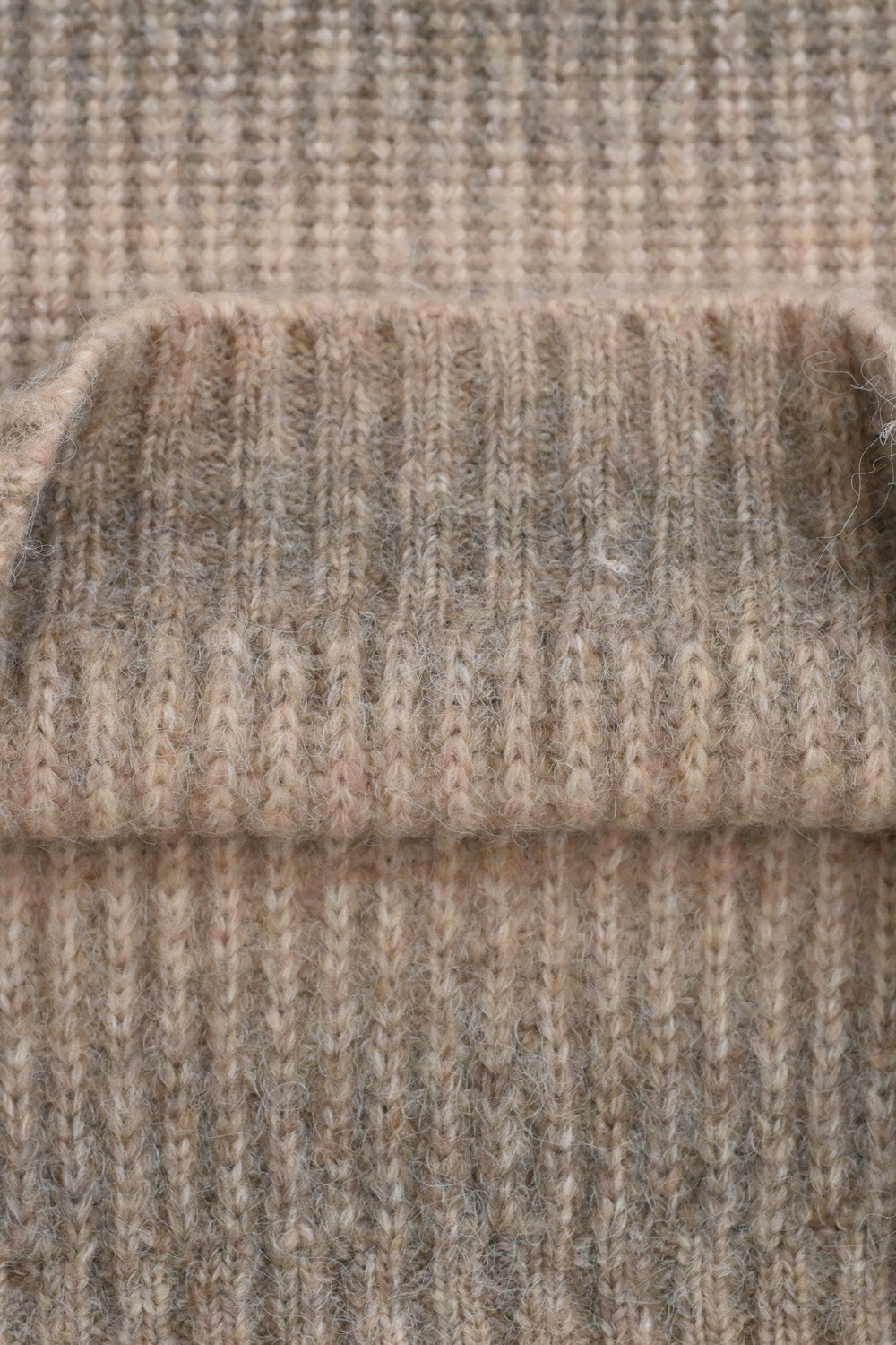 ≪SALE≫MIX Knit High Neck Tunic