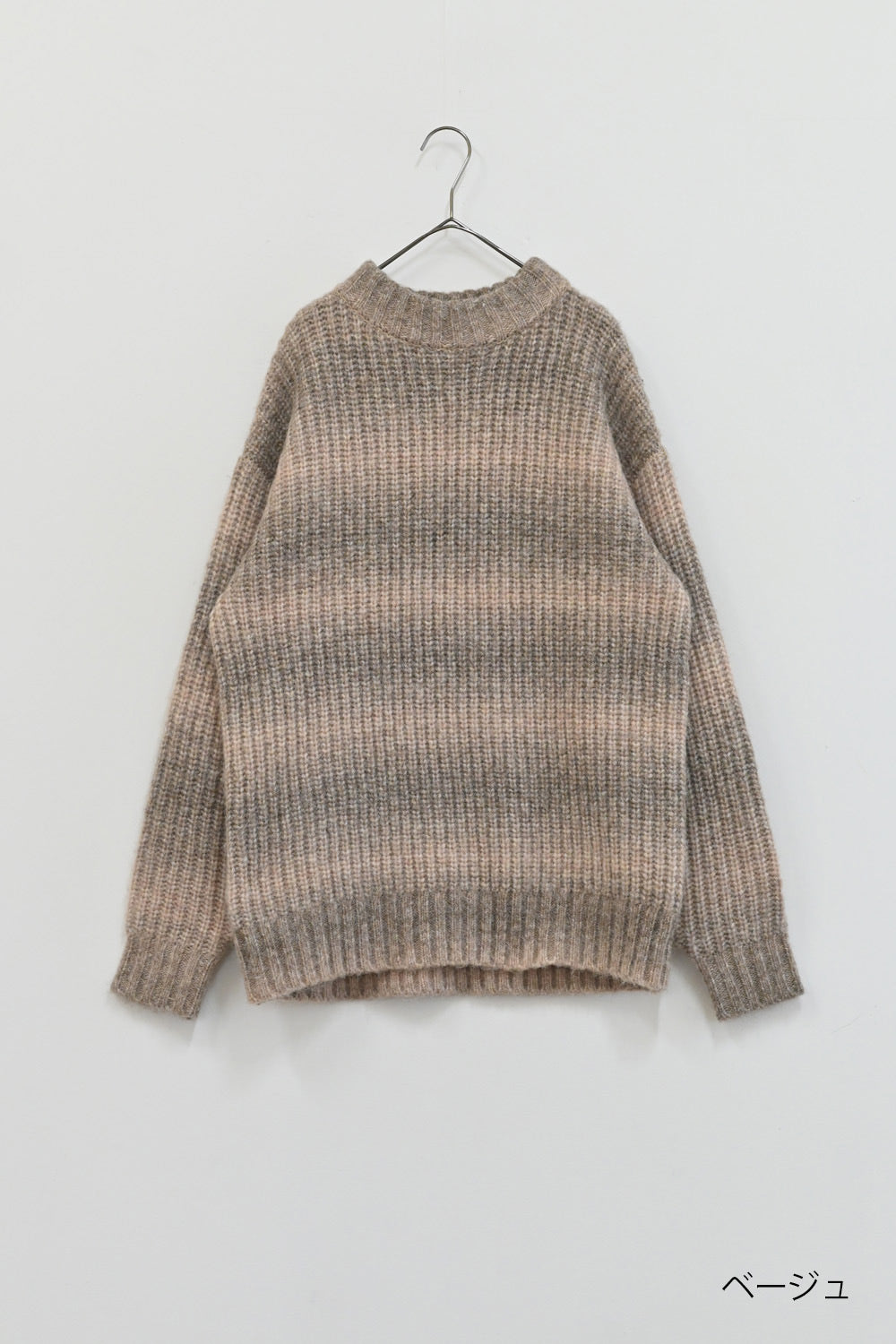 ≪SALE≫MIX Knit High Neck Tunic