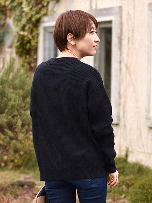 ≪SALE≫Rib Knit Pullover