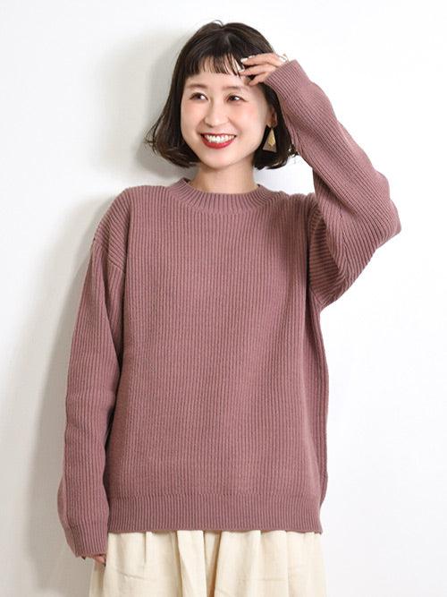 ≪SALE≫Rib Knit Pullover