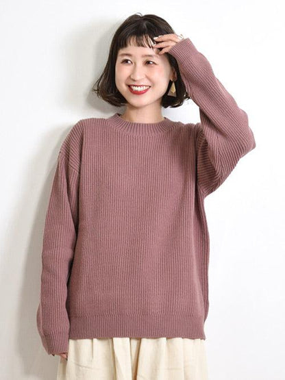 ≪SALE≫Rib Knit Pullover