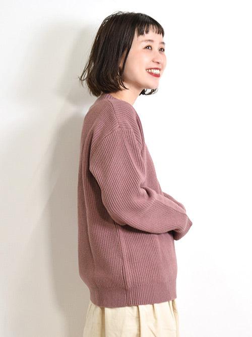 ≪SALE≫Rib Knit Pullover