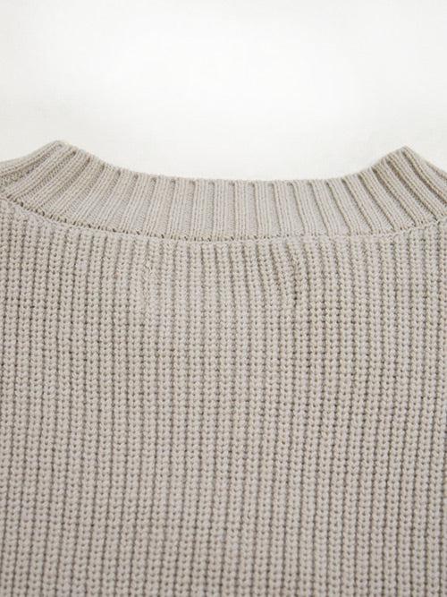 ≪SALE≫Rib Knit Pullover