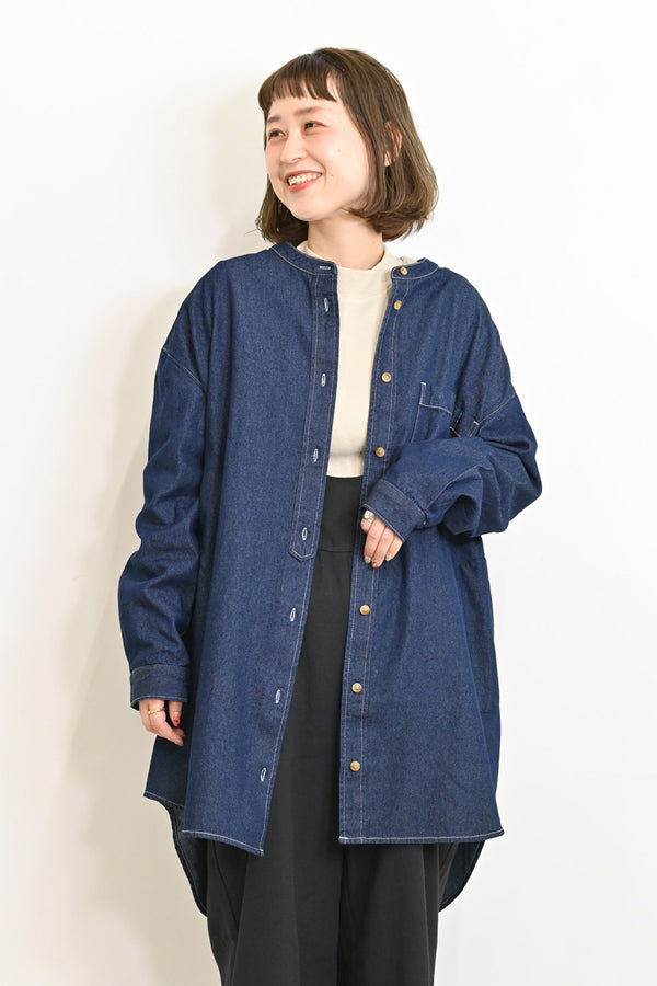 ≪SALE≫ Denim Work Shirt Tunic