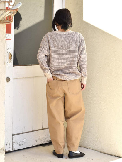 カラーツイルカーブパンツ