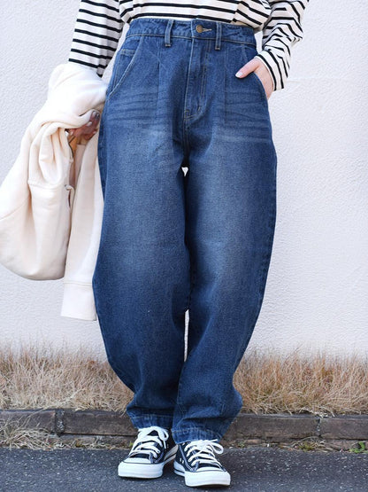 デニムカーブパンツ