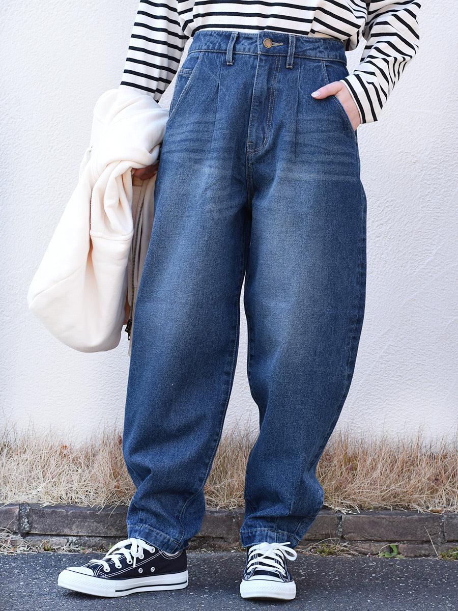 デニムカーブパンツ
