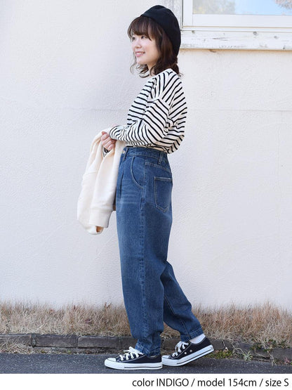 デニムカーブパンツ